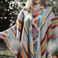 Designade poncho merinoull