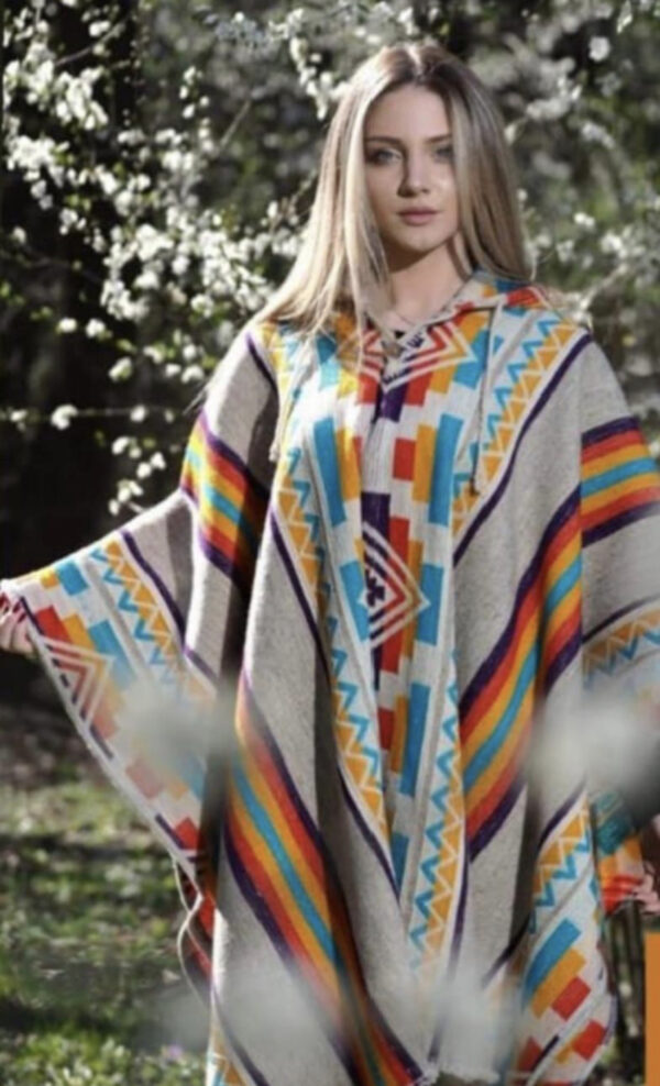 Designade poncho merinoull